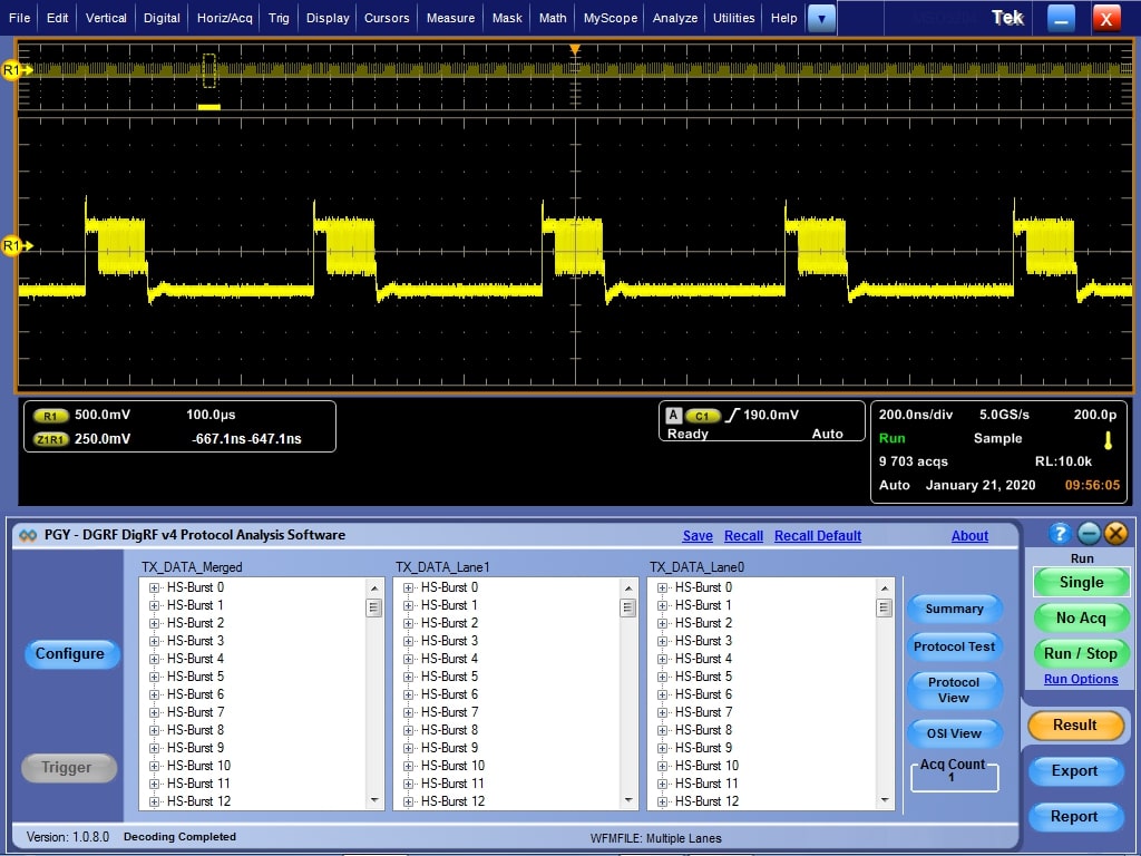 DigRF v4 Protocol Decode Software